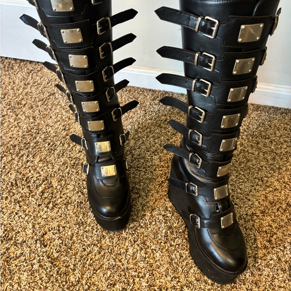 PUNK ROCK knee boot